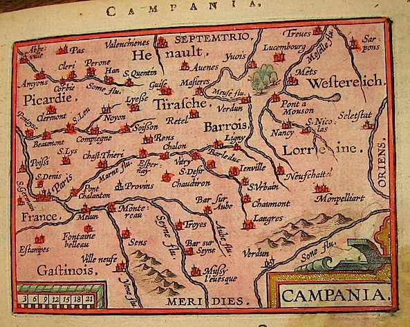 Ortelius Abraham (1528-1598) Campania 1601 Anversa, apud Ioannem Bapt. Vrientum 